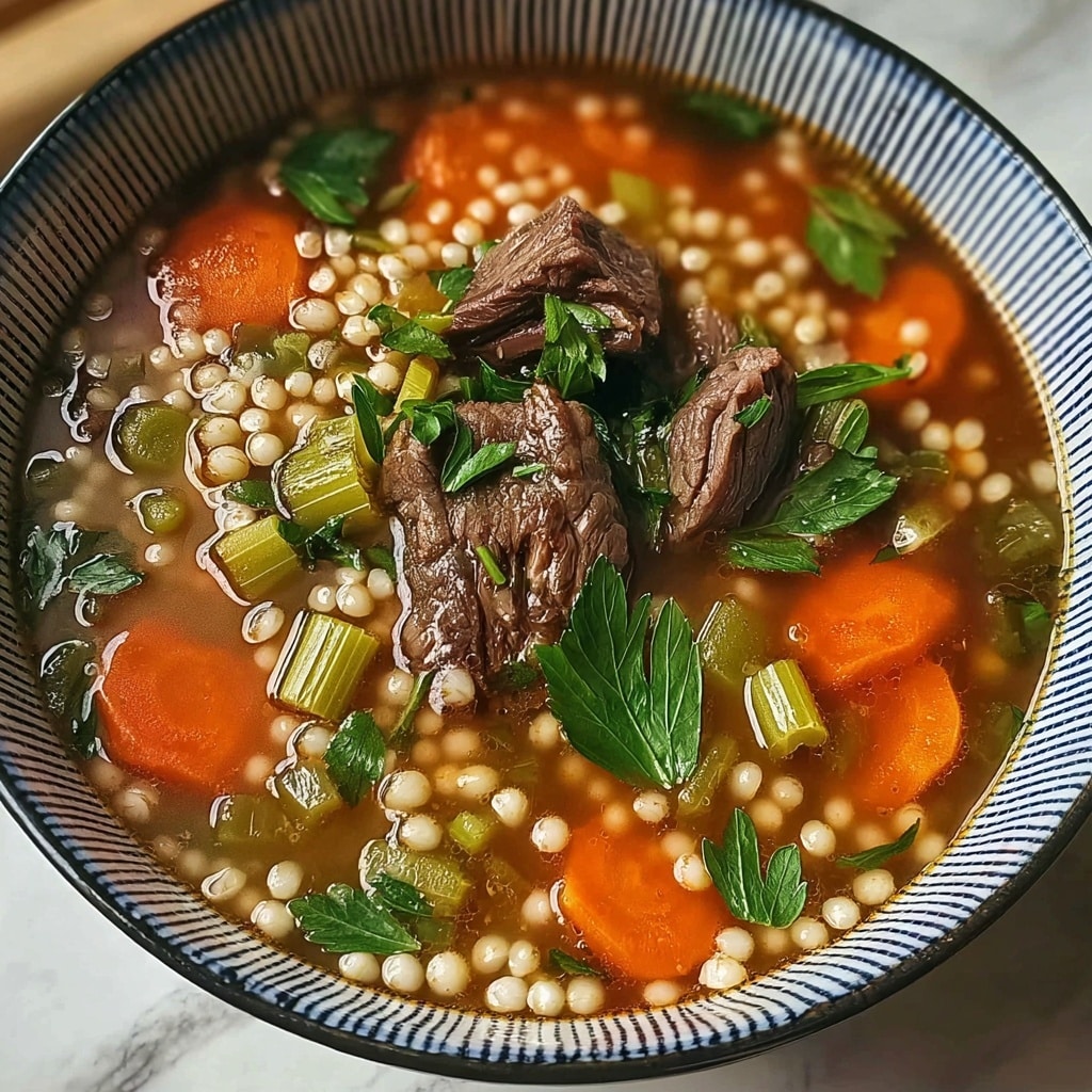 Hearty Beef and Barley Soup Recipe - Recipe Image