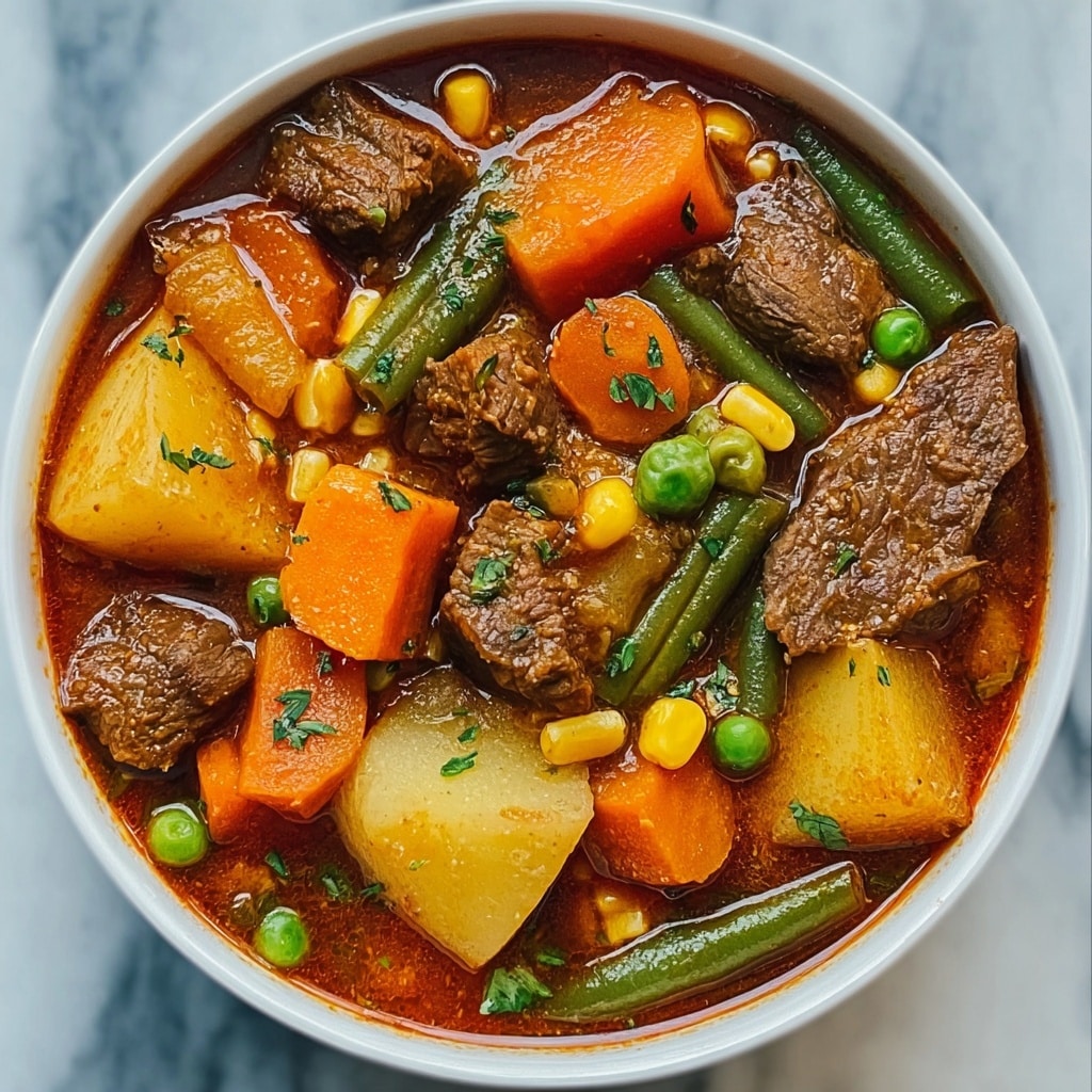 Beef Vegetable Soup Recipe - Recipe Image