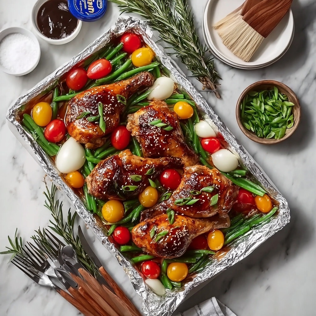 Honey Soy Chicken Foil Packets Recipe - Recipe Image