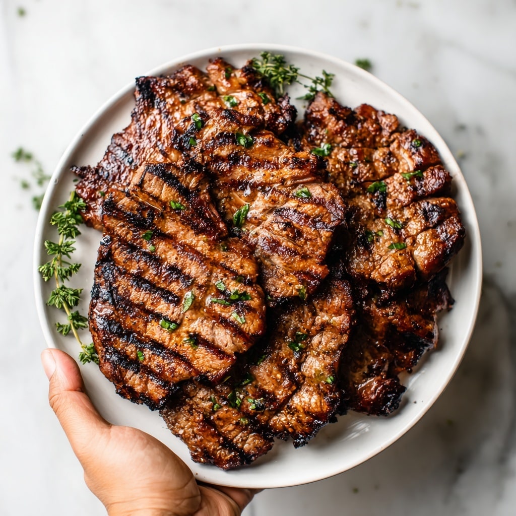 Cajun Steak with Apricot Orange Glaze Recipe