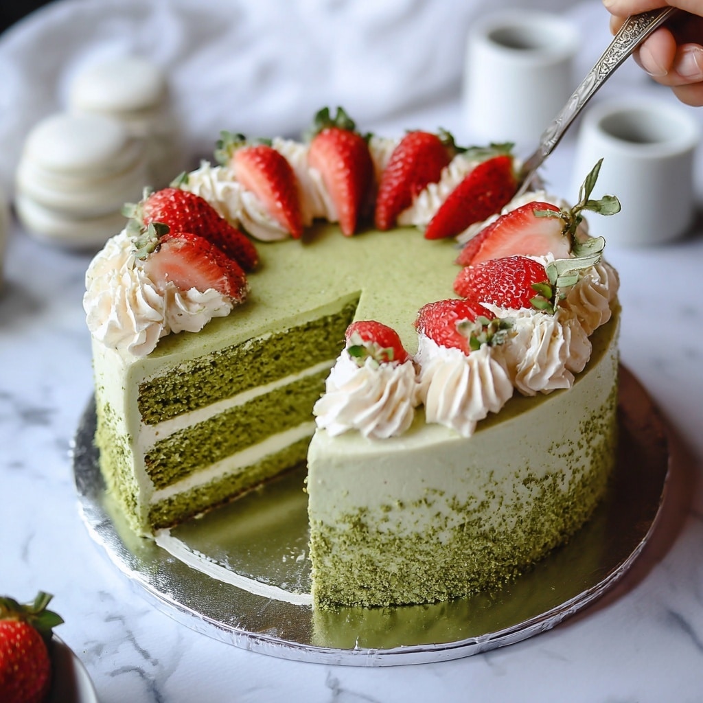 Matcha Tres Leches Cake Recipe - Recipe Image