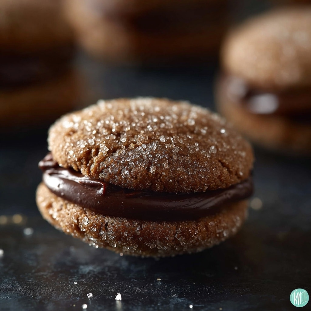Chocolate Ganache Cookies Recipe - Recipe Image