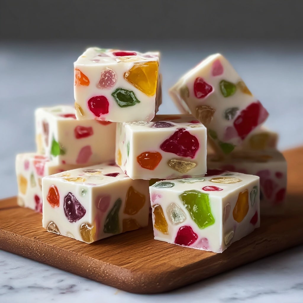 Jelly Nougat Candy Recipe - Recipe Image