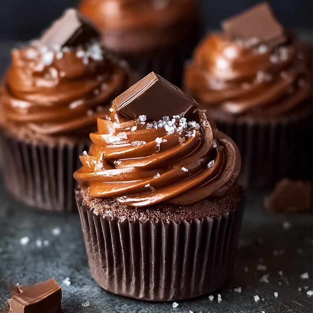 Salted Caramel Chocolate Mousse Cups Recipe - Recipe Image