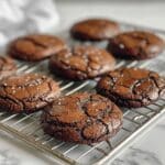 Fudgy Flourless Chocolate Cake Cookies Recipe