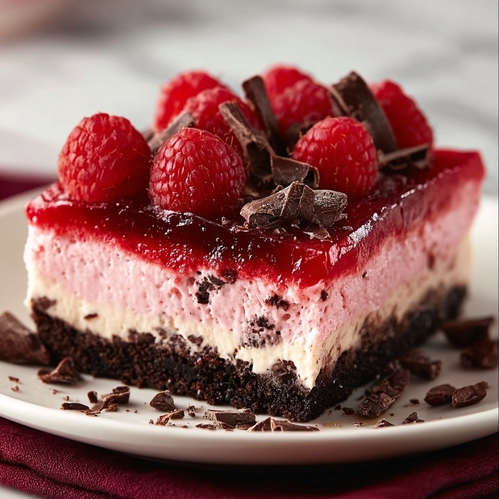 Dark Chocolate Raspberry Cheesecake Recipe
