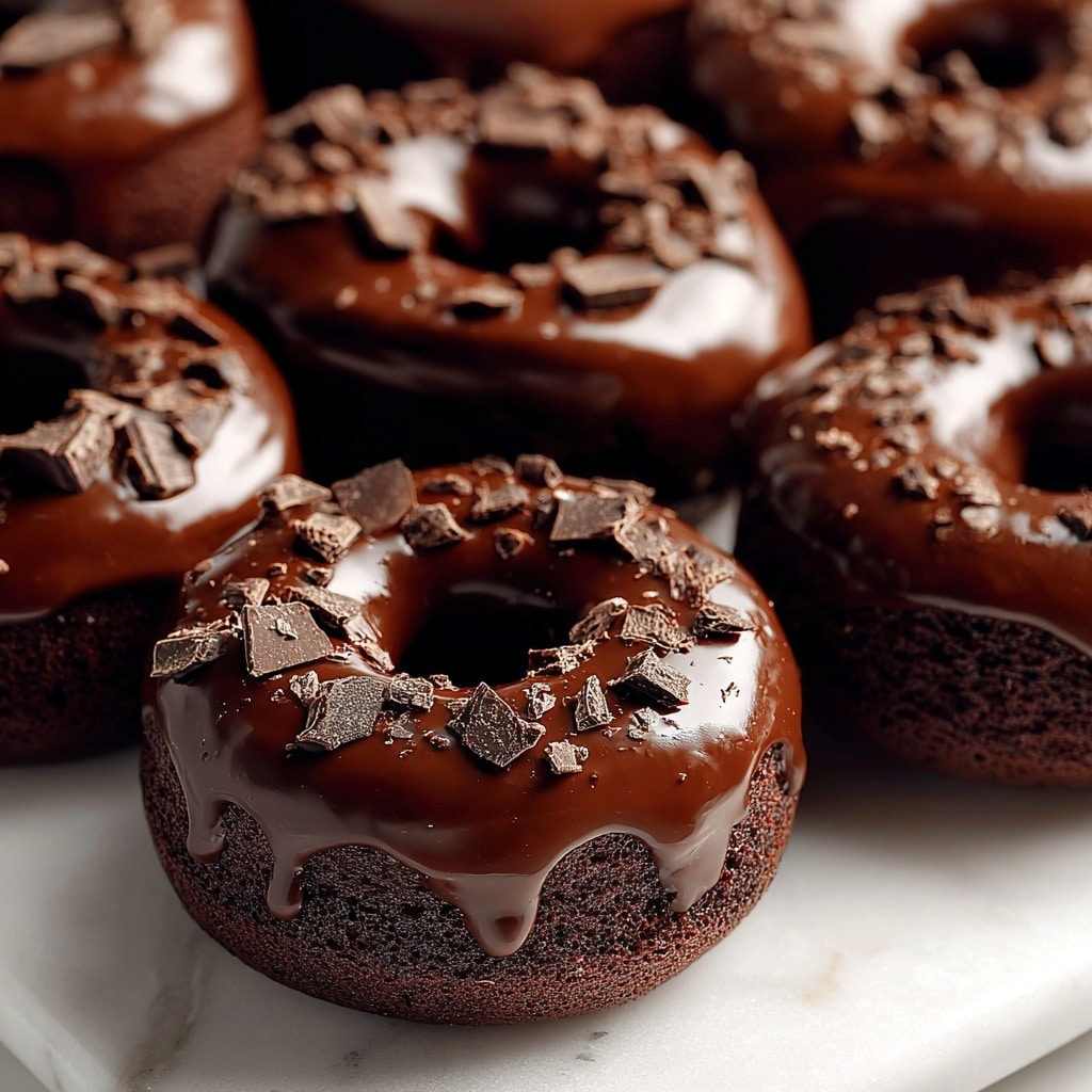 Irresistible Chocolate Cake Donuts Recipe - Recipe Image