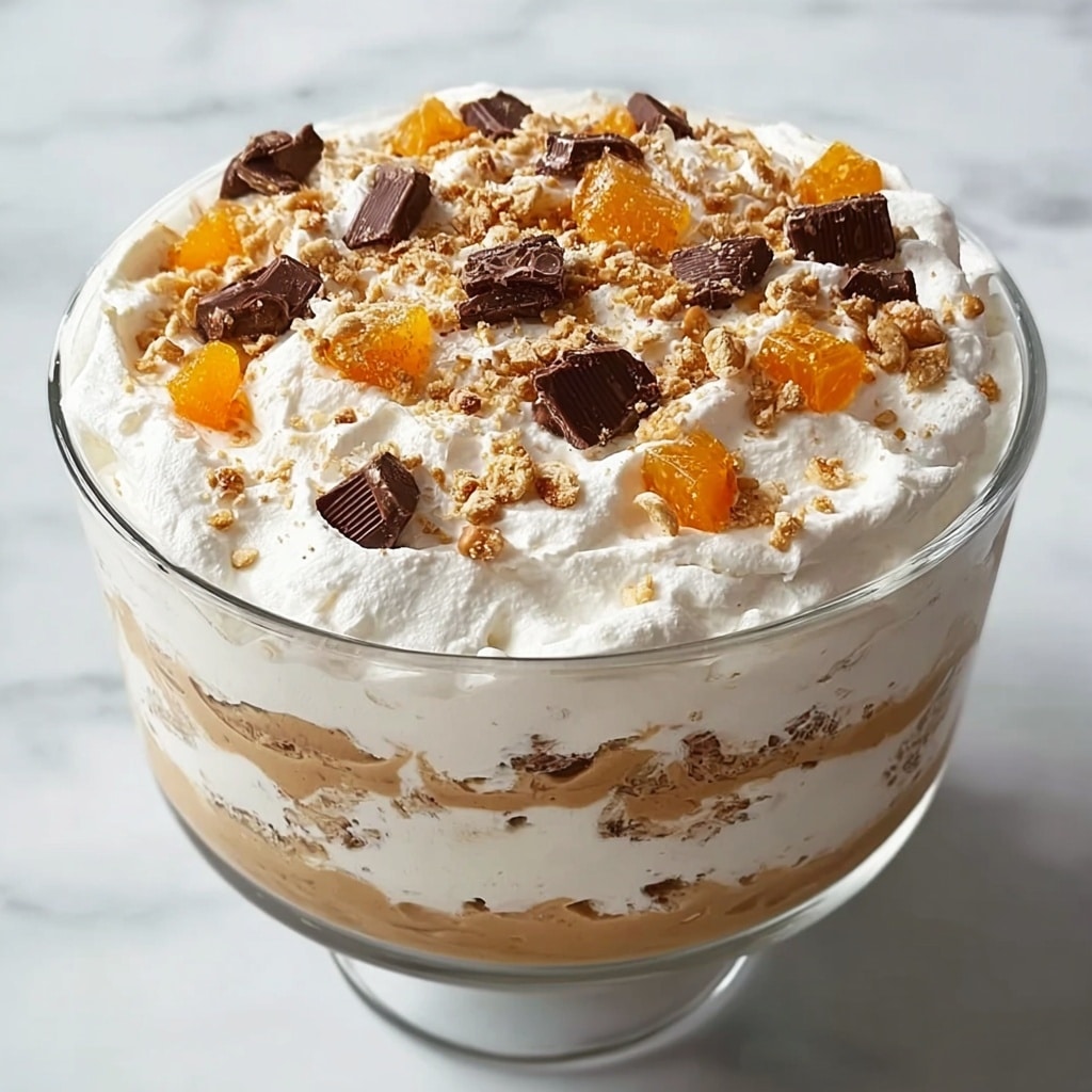 Cookie Salad with Vanilla Pudding, Fruit, and Fudge Stripe Cookies Recipe - Recipe Image