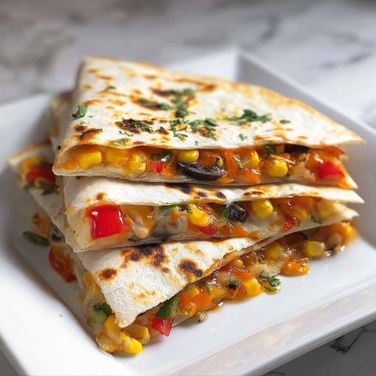 Farmer’s Market Vegetarian Quesadillas Recipe
