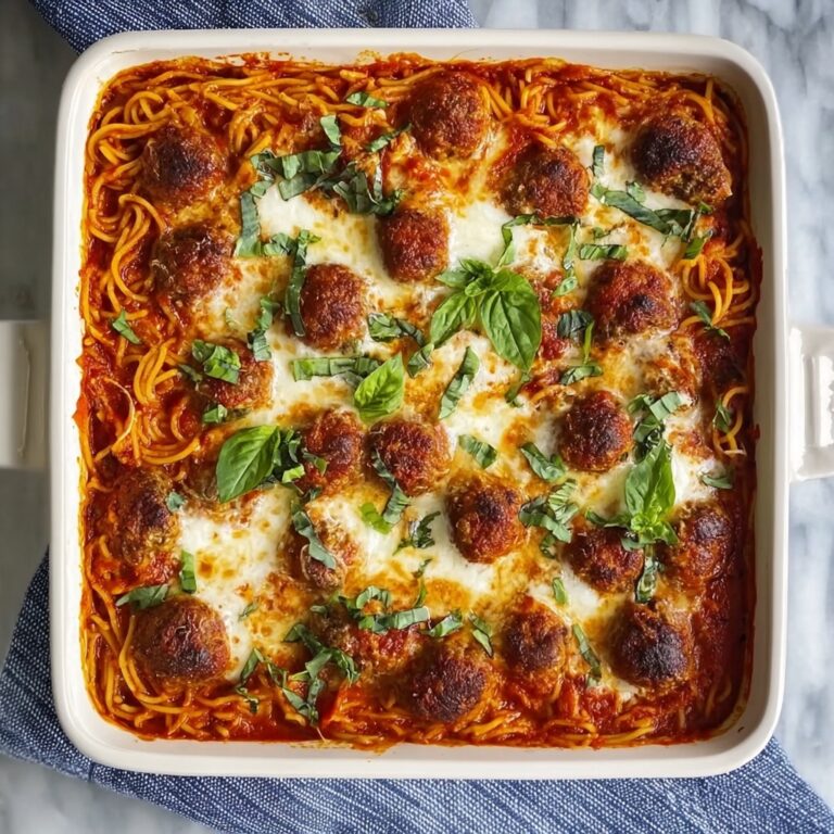 Baked Spaghetti and Meatballs Recipe