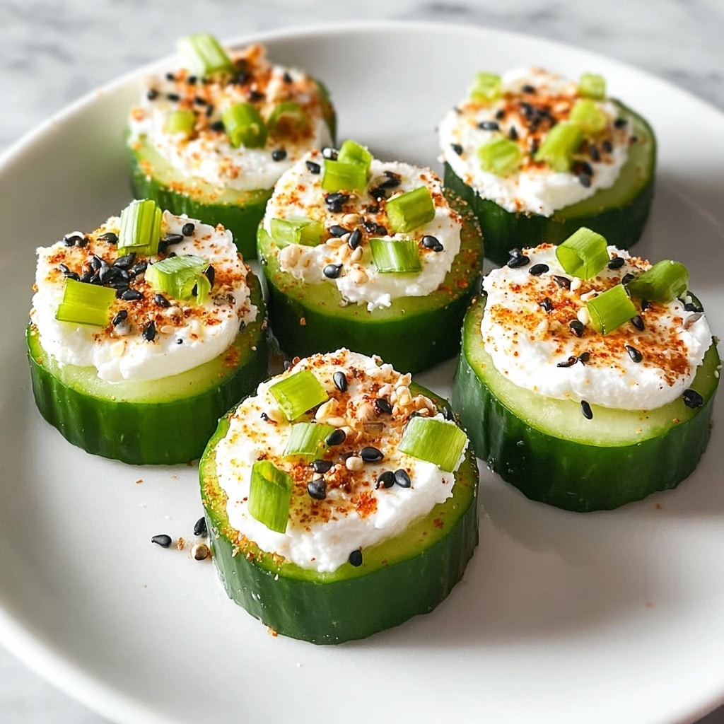 Everything Bagel Cucumber Bites Recipe - Recipe Image