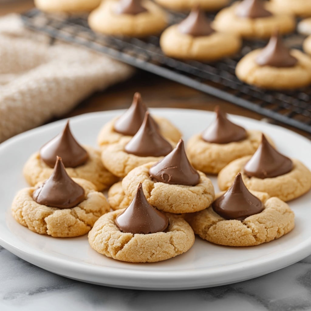 Homemade Peanut Butter Kiss Cookies Recipe