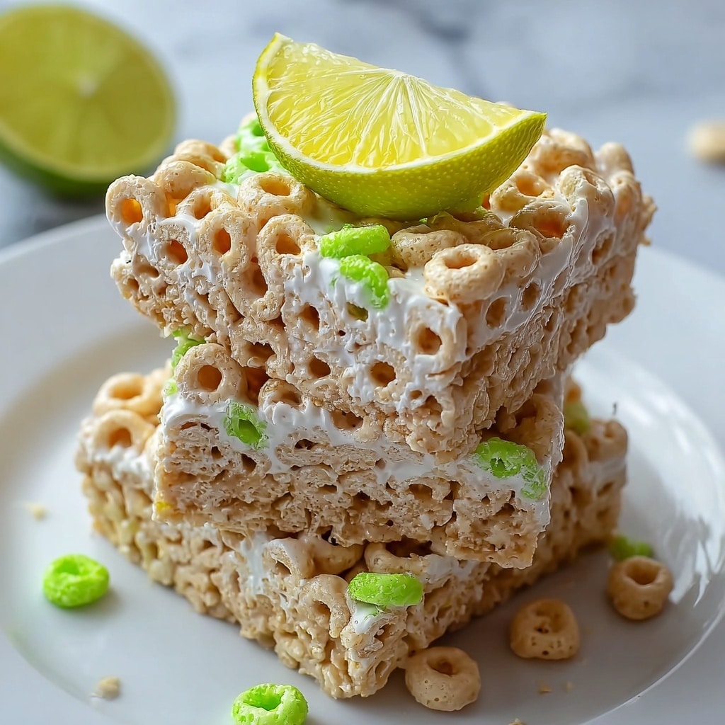 Key Lime Pie Rice Krispie Treats Recipe 6 Key Lime Pie Rice Krispie Treats Recipe - Recipe Image