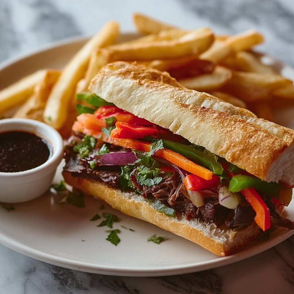 Homemade Chicago Italian Beef Sandwich Recipe 6 Homemade Chicago Italian Beef Sandwich Recipe - Recipe Image