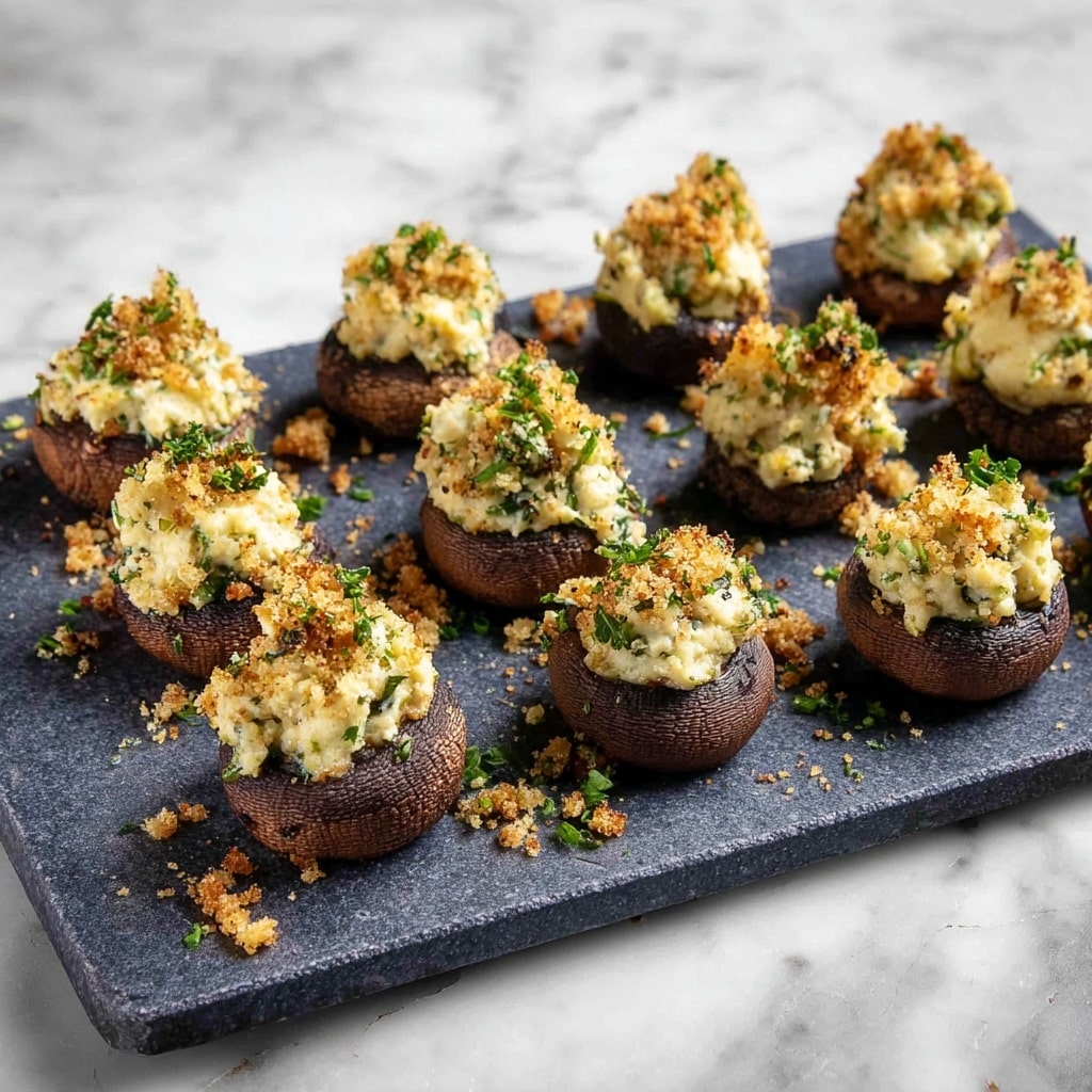 Crab Rangoon Stuffed Mushrooms Recipe
