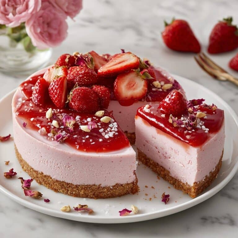 Vegan Strawberry Cheesecake Recipe
