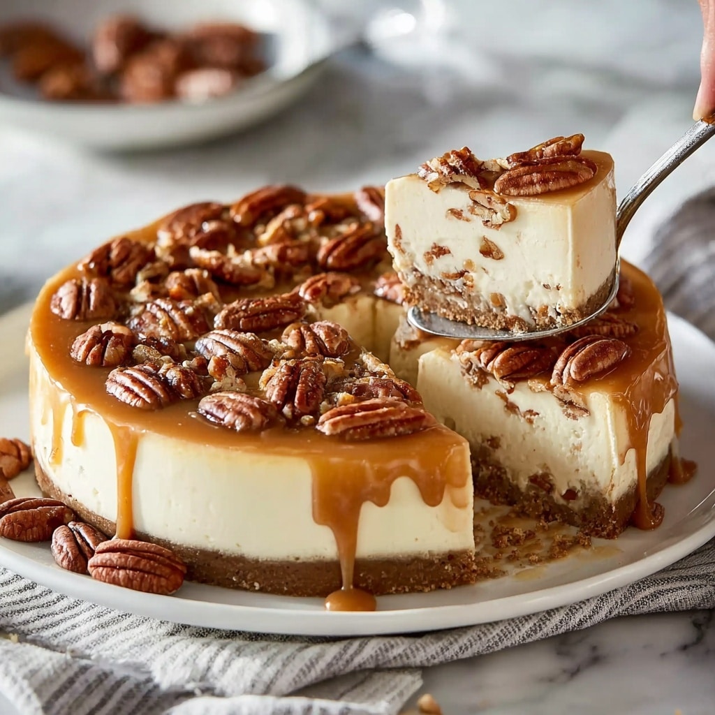Butter Pecan Cheesecake Recipe - Recipe Image