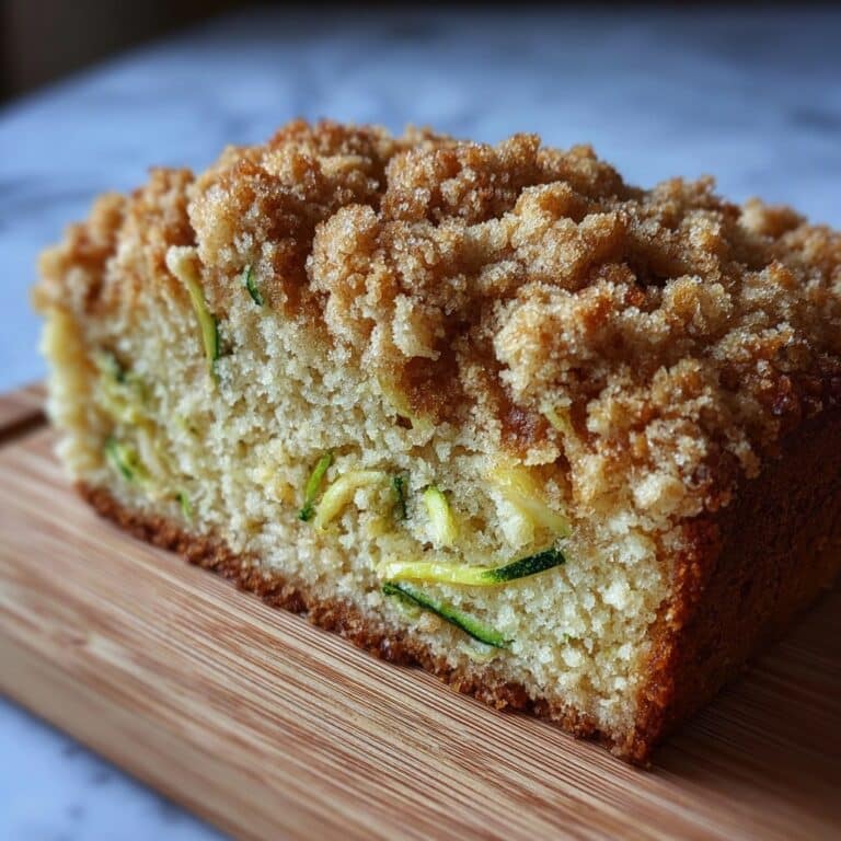 Cinnamon Streusel Topped Zucchini Bread Bakery Style Recipe