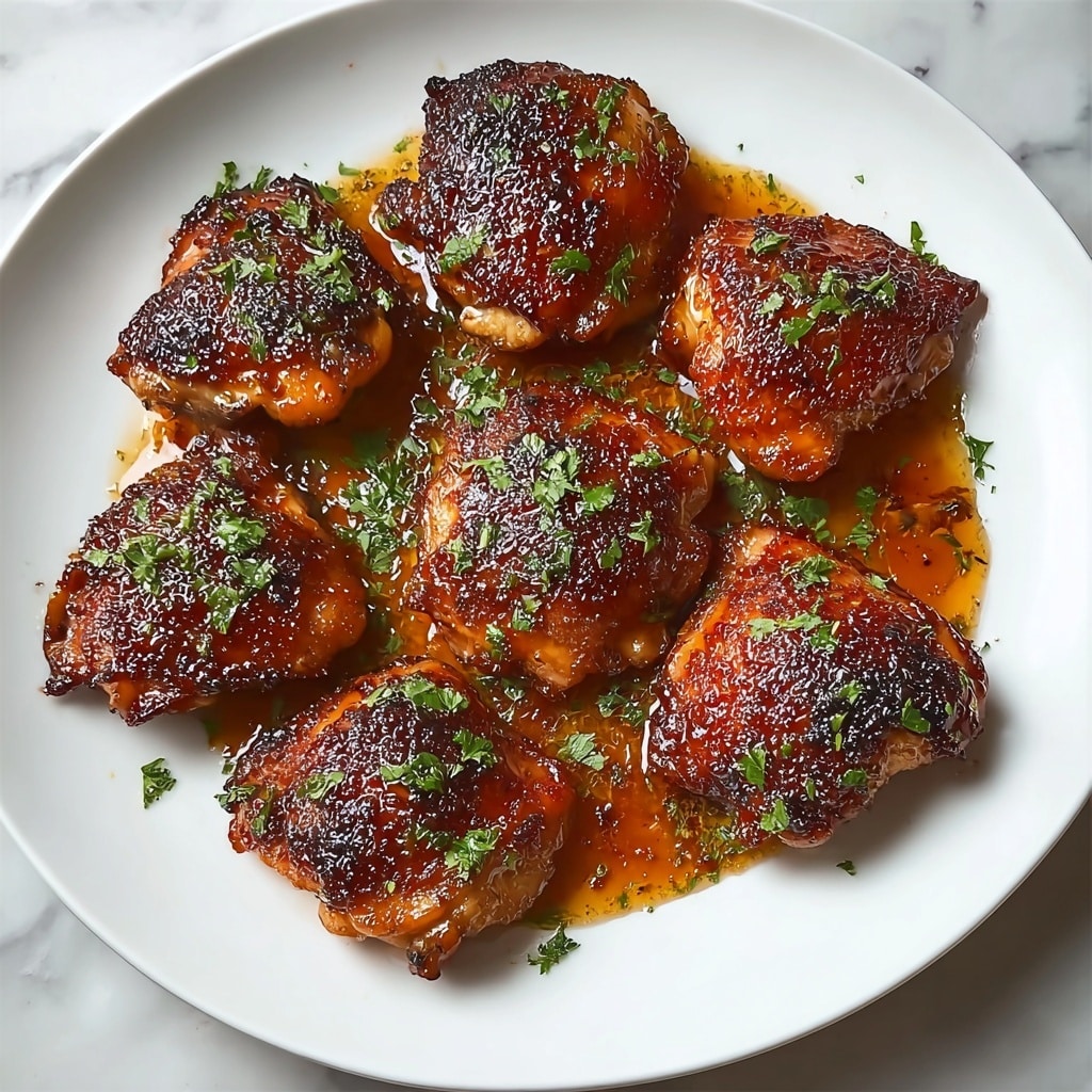 Honey Garlic Chicken Thighs Recipe