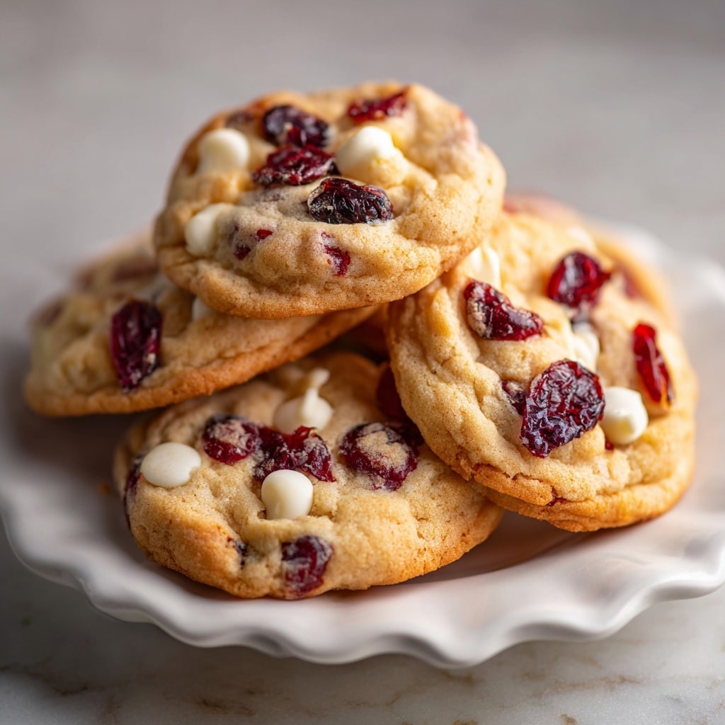 White Chocolate Cranberry Cookies Recipe
