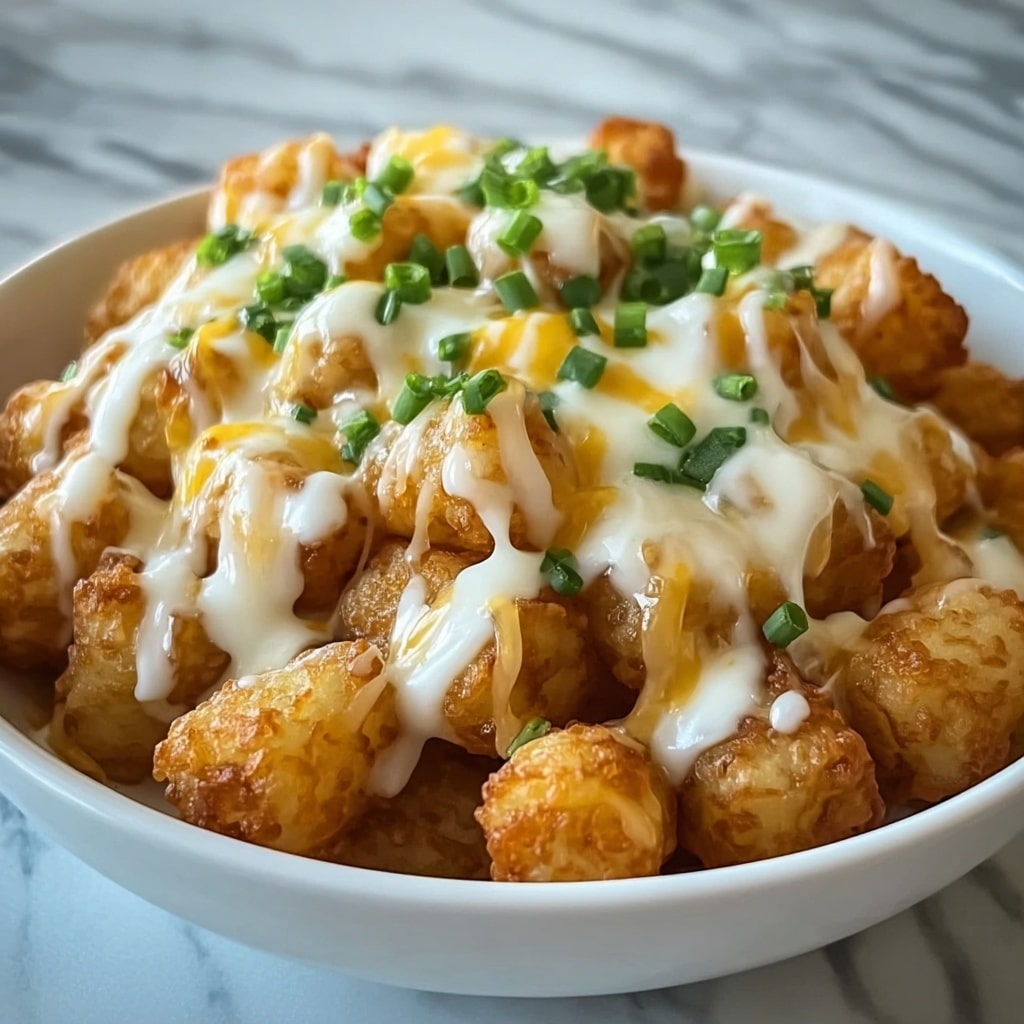 Tater Tot Poutine Recipe 5 Tater Tot Poutine Recipe - Recipe Image
