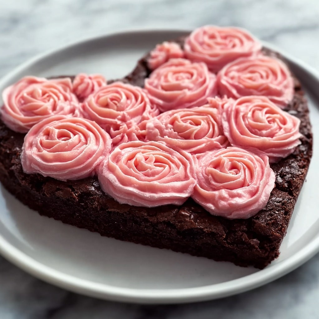 Heart Brownie Cake Recipe 6 Heart Brownie Cake Recipe - Recipe Image
