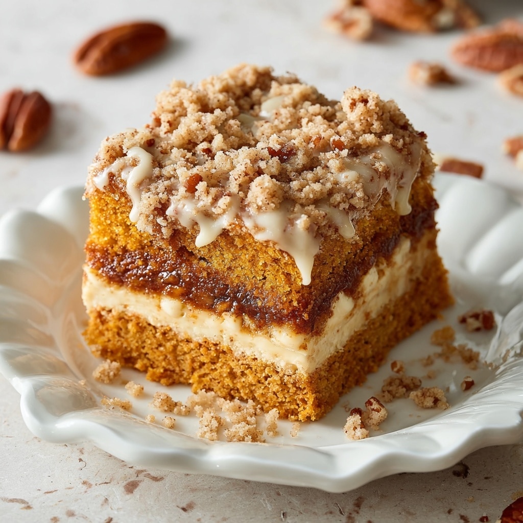 Pumpkin Coffee Cake with Maple Glaze Recipe
