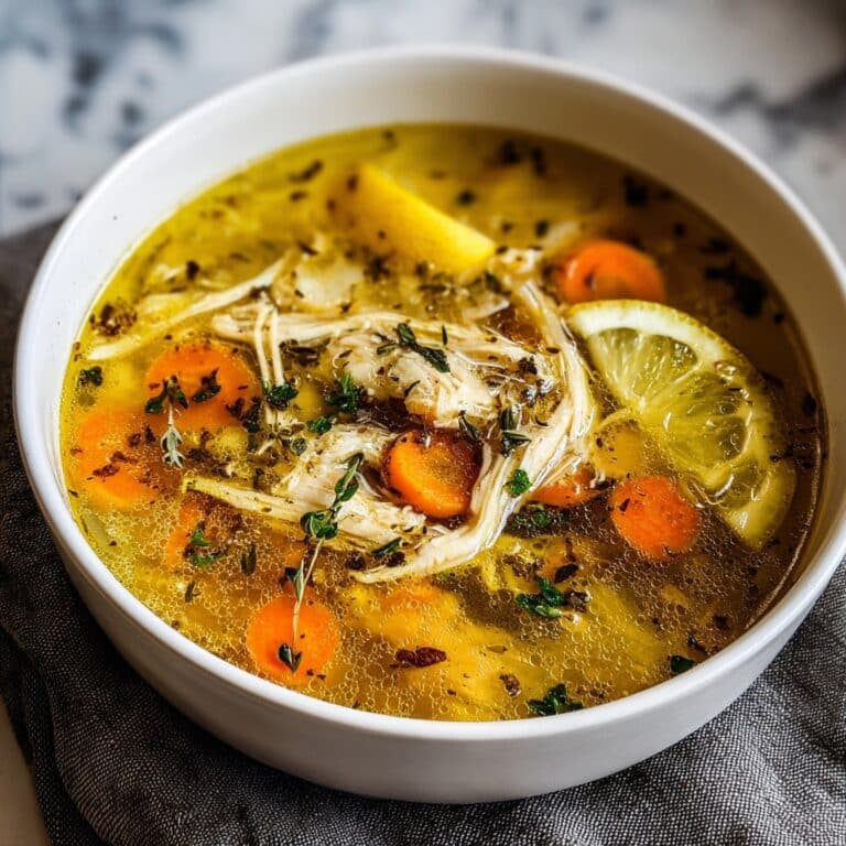 Lemon Chicken Soup Recipe