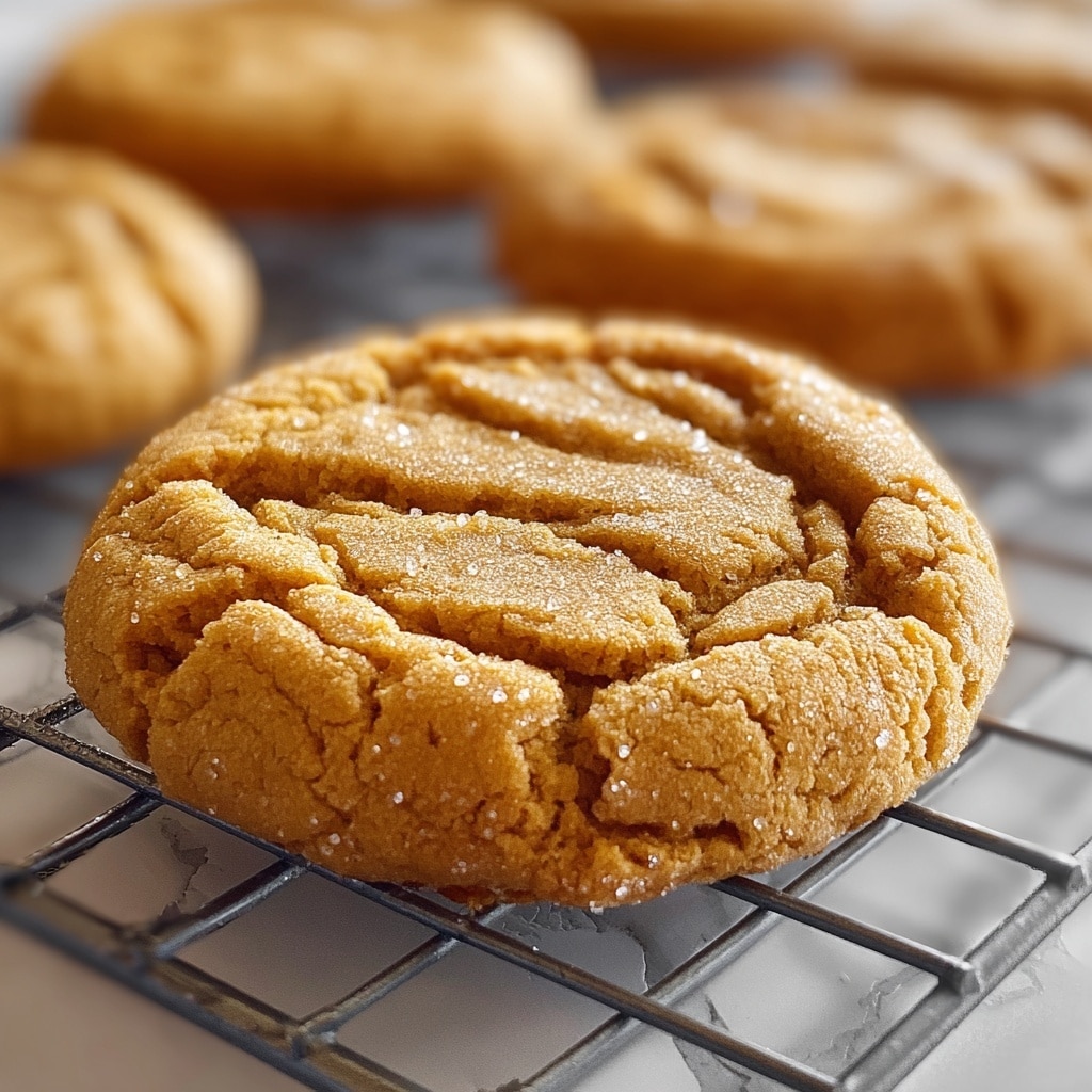 Thick and Chewy Peanut Butter Cookies Recipe