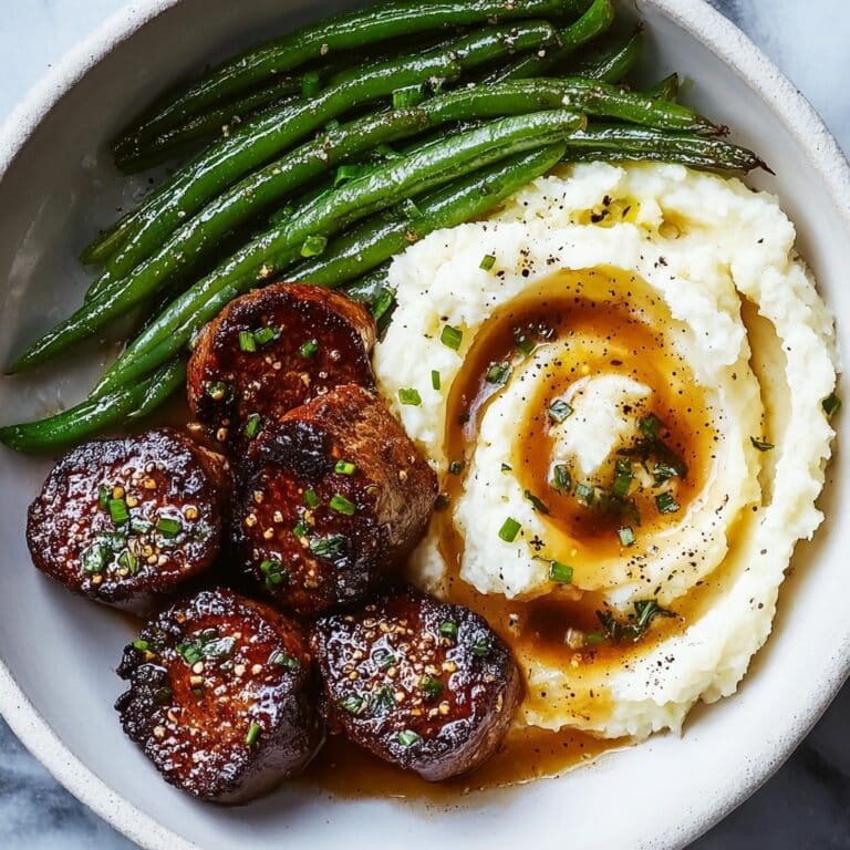 Garlic Butter Steak Bites with Parmesan Cream Sauce Recipe