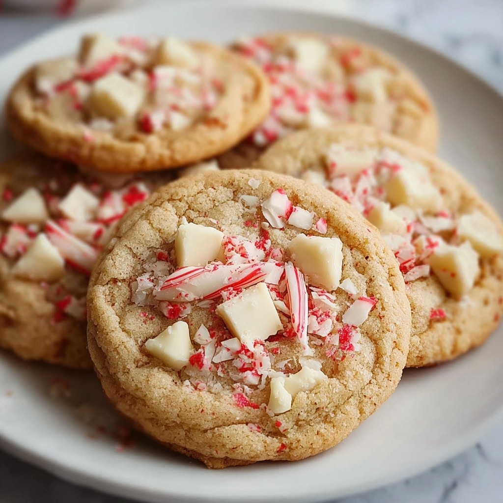 White Chocolate Peppermint Crunch Cookies Recipe 6 White Chocolate Peppermint Crunch Cookies Recipe - Recipe Image