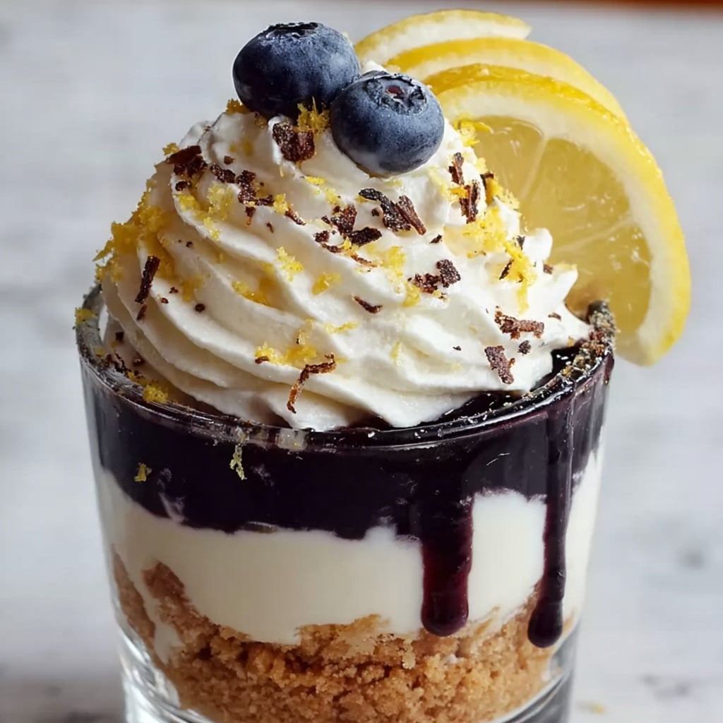 Lemon Blueberry Cheesecake Parfaits Recipe