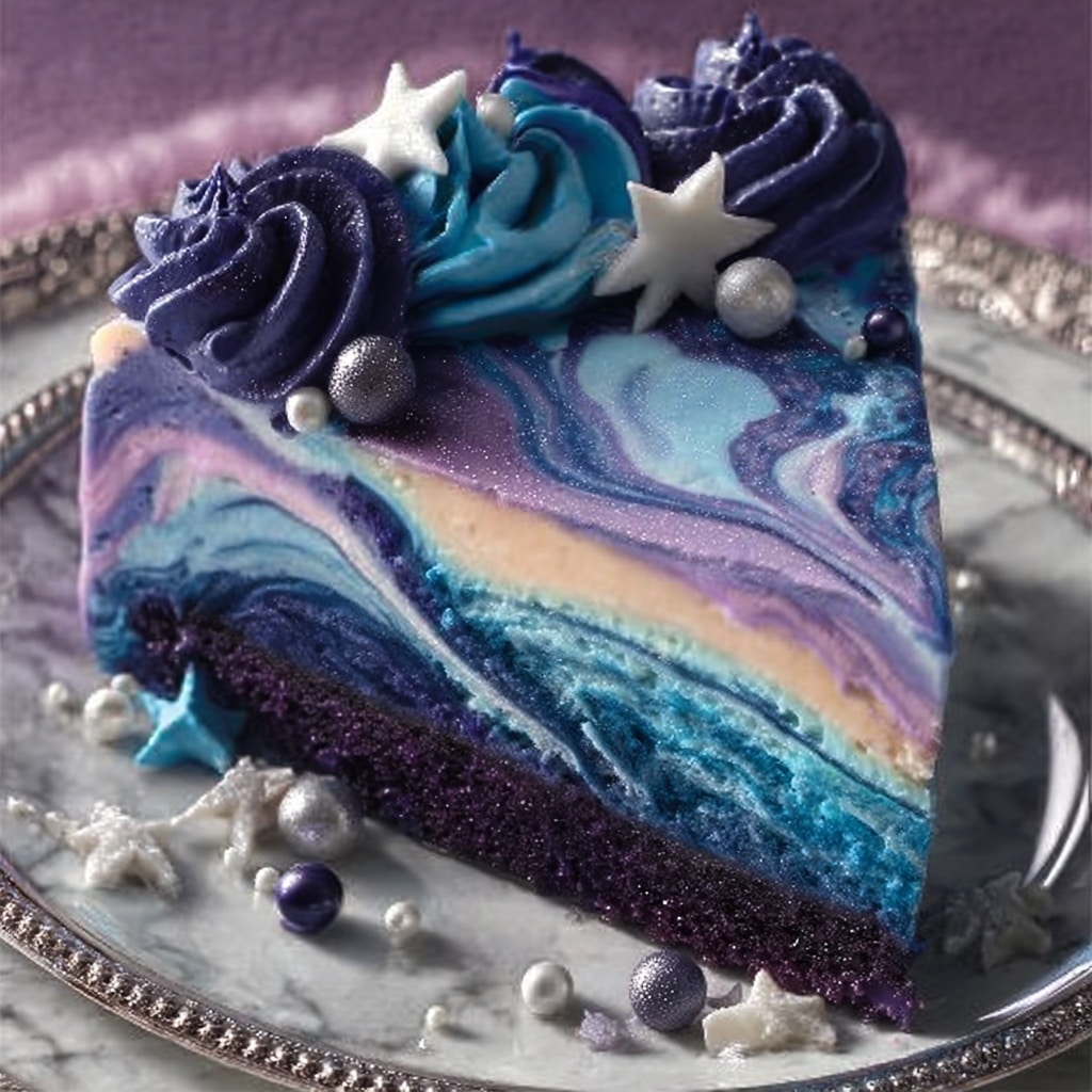 Galaxy Ripple Ice Cream Cake Recipe