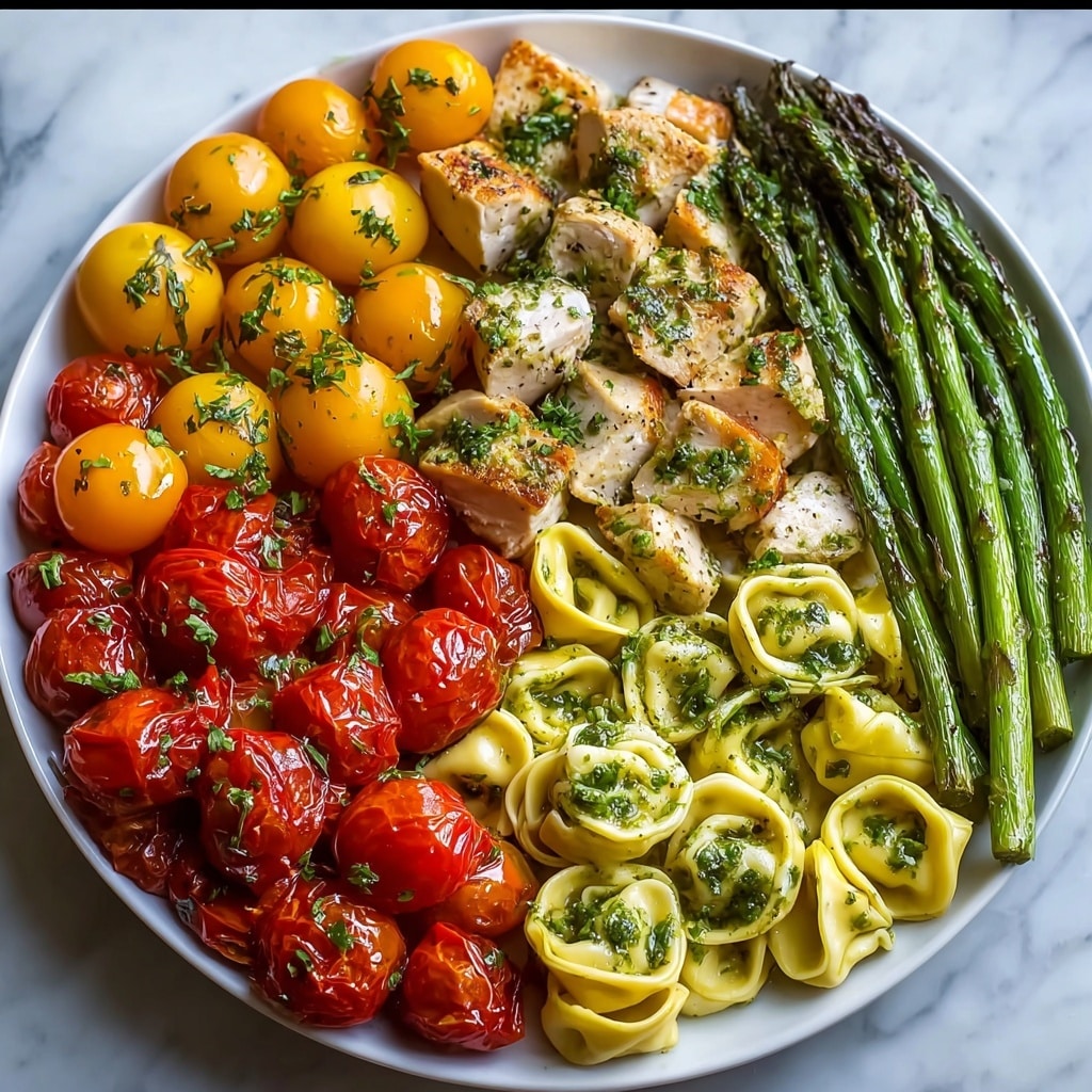Pesto Chicken Tortellini and Veggies Recipe