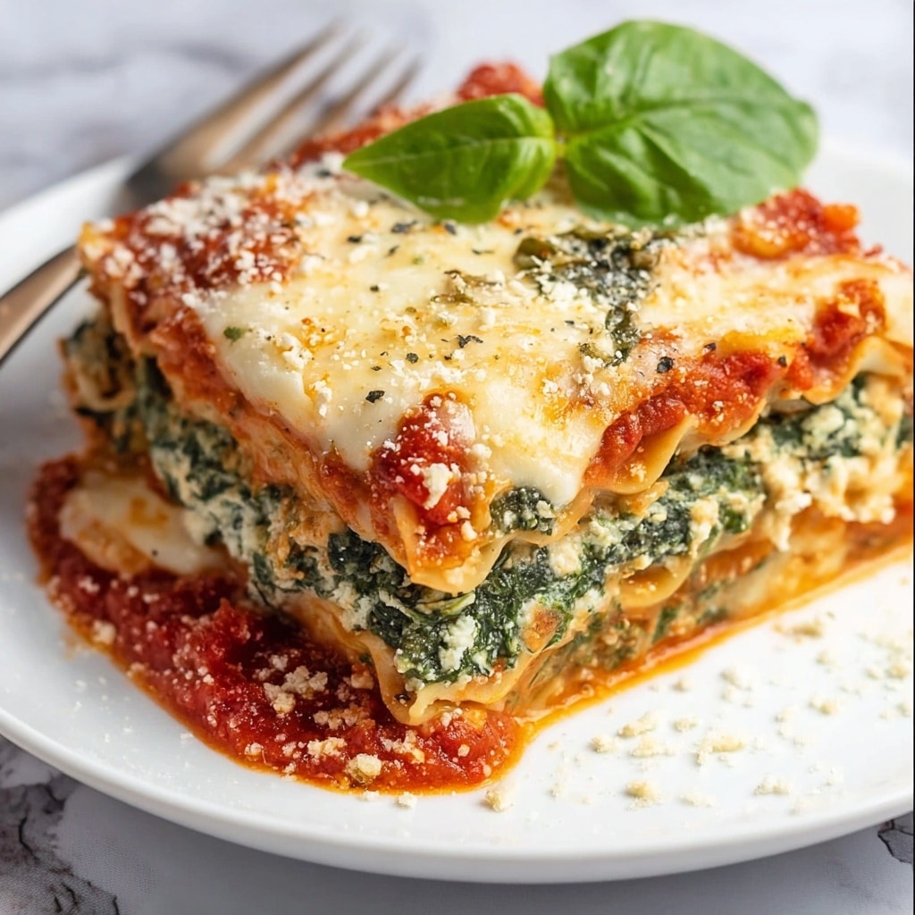 Eggplant Lasagna with Mushroom and Spinach Recipe