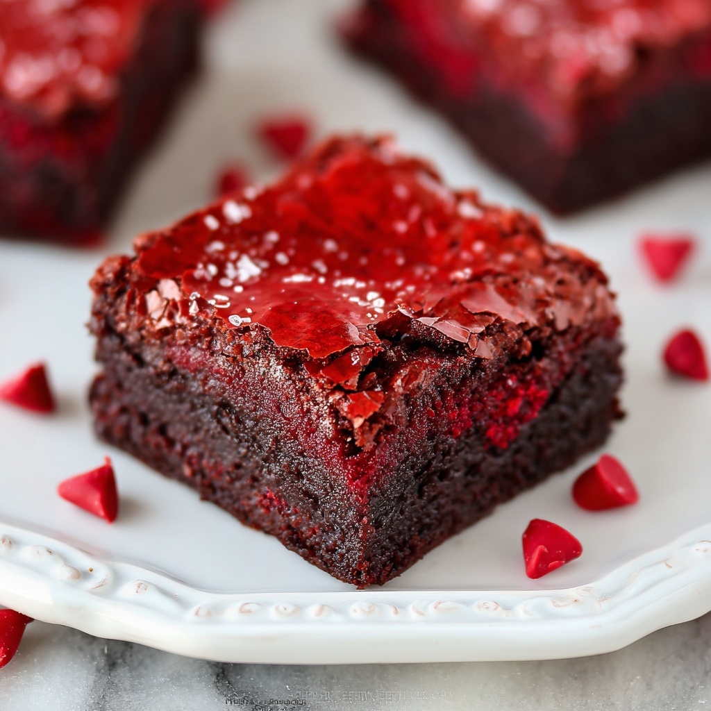 Kiss Me Red Velvet Brownies Recipe 5 Kiss Me Red Velvet Brownies Recipe - Recipe Image