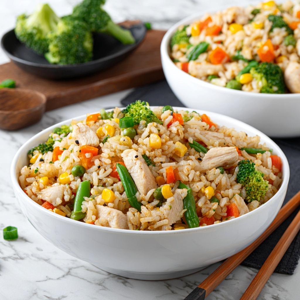 Chicken and Vegetable Fried Rice Recipe 6 Chicken and Vegetable Fried Rice Recipe - Recipe Image