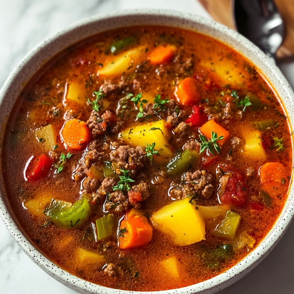 Easy Vegetable Beef Soup Recipe 6 Easy Vegetable Beef Soup Recipe - Recipe Image