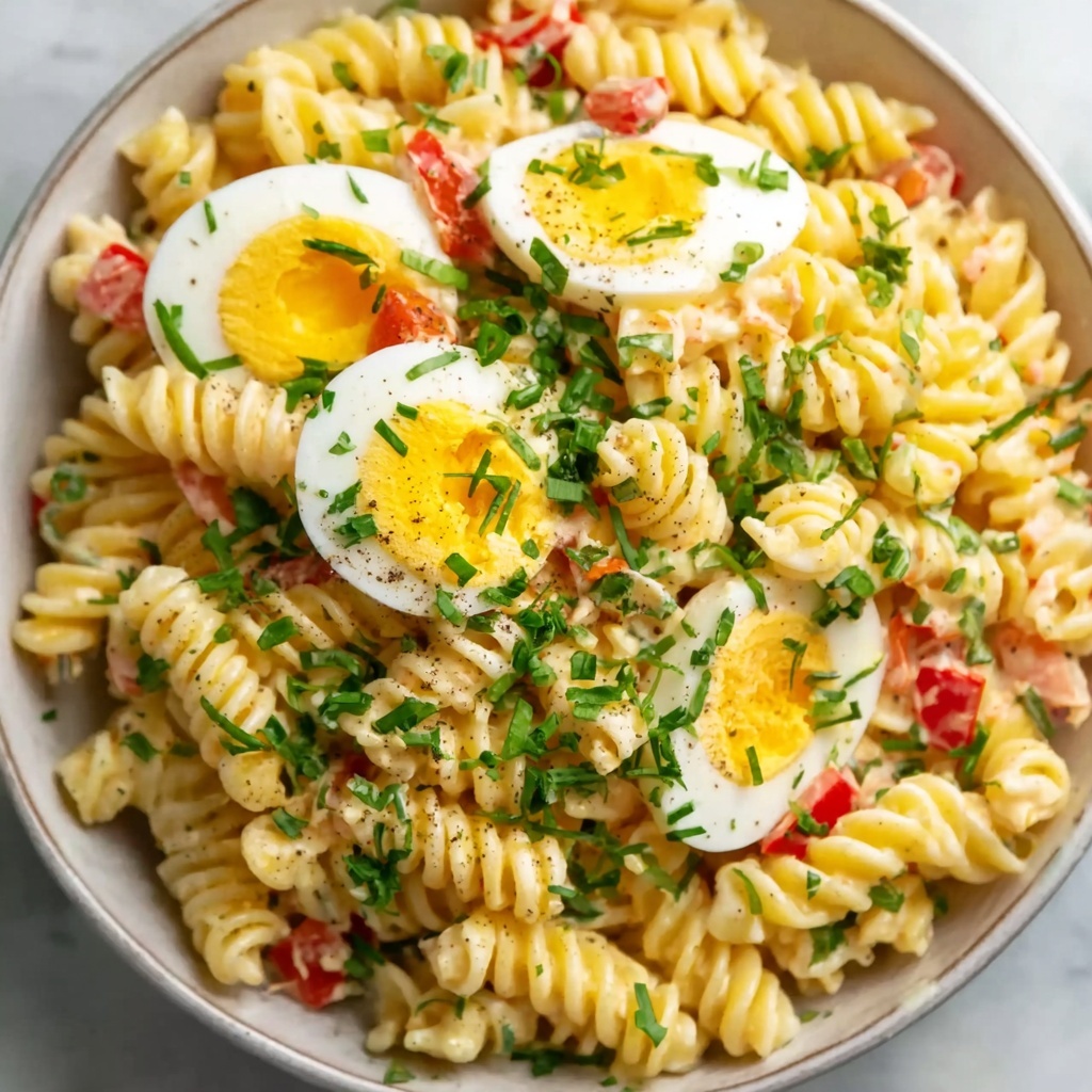 Deviled Egg Pasta Salad Recipe 5 Deviled Egg Pasta Salad Recipe - Recipe Image