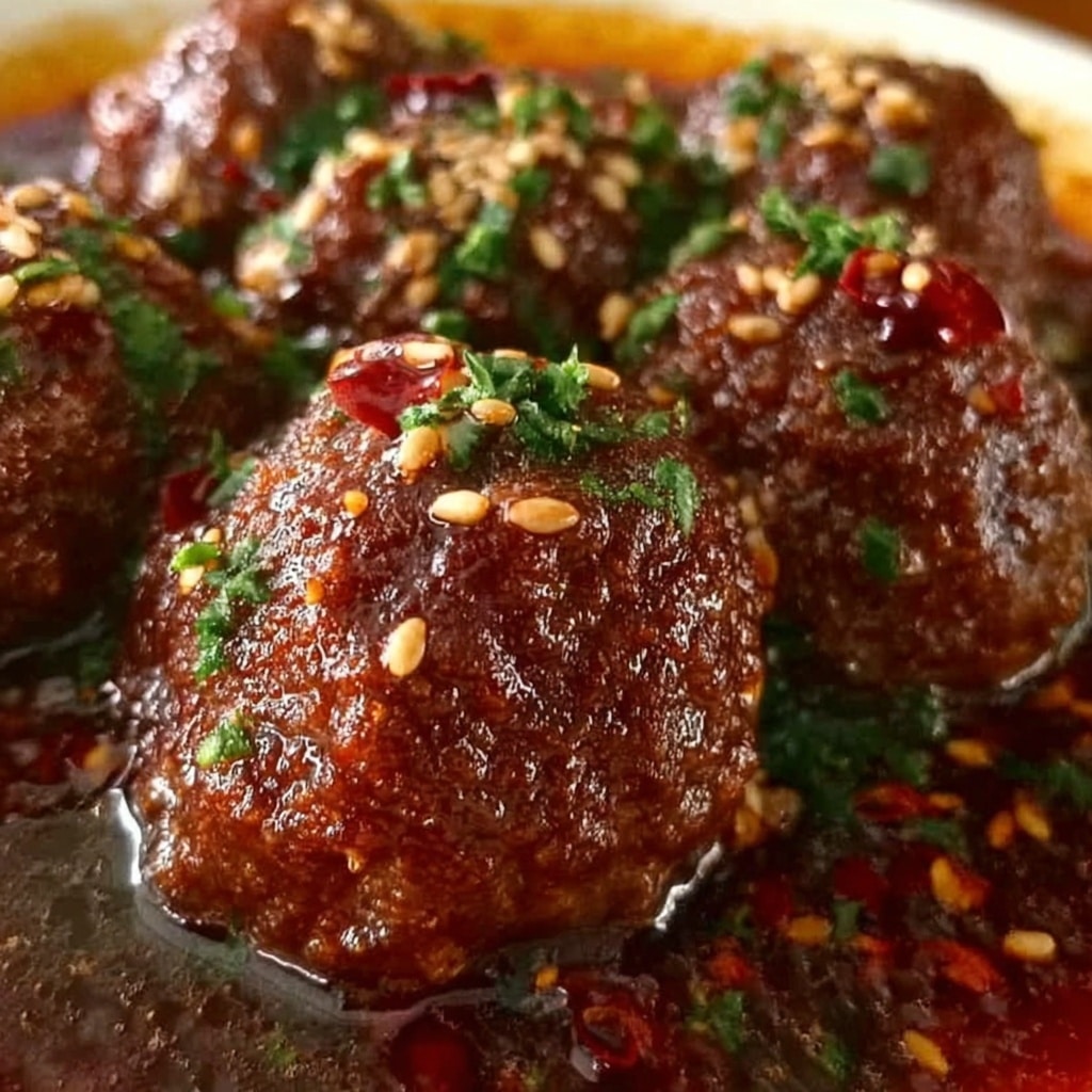 Korean BBQ Meatballs Recipe