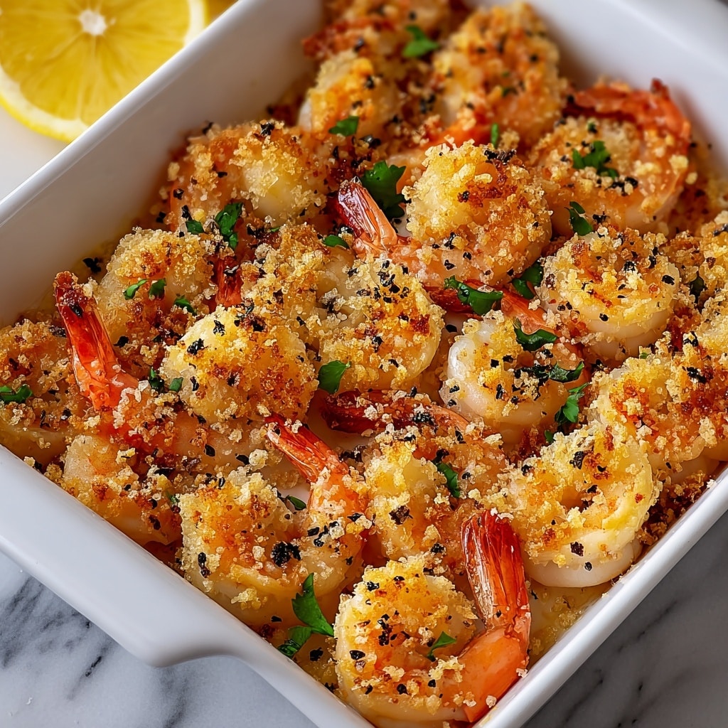 Garlic Parmesan Baked Shrimp Recipe