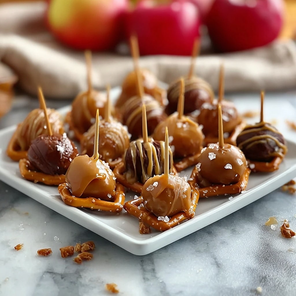 Caramel Apple Pretzel Bites Recipe 6 Caramel Apple Pretzel Bites Recipe - Recipe Image