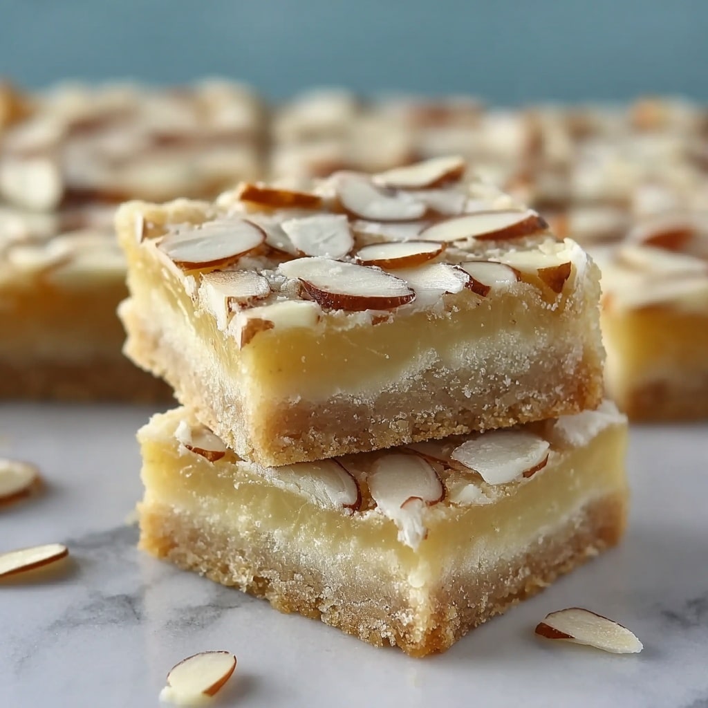 Almond Bars with White Chocolate Drizzle Recipe 6 Almond Bars with White Chocolate Drizzle Recipe - Recipe Image