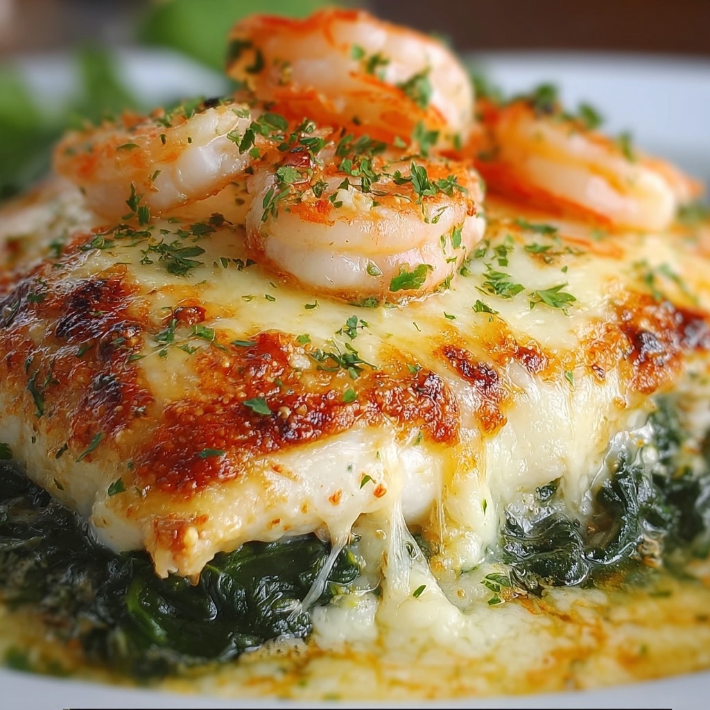 Stuffed Catfish with Spinach, Shrimp, and Cheese Recipe 6 Stuffed Catfish with Spinach, Shrimp, and Cheese Recipe - Recipe Image
