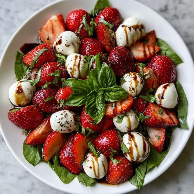 Balsamic Strawberry Caprese Recipe
