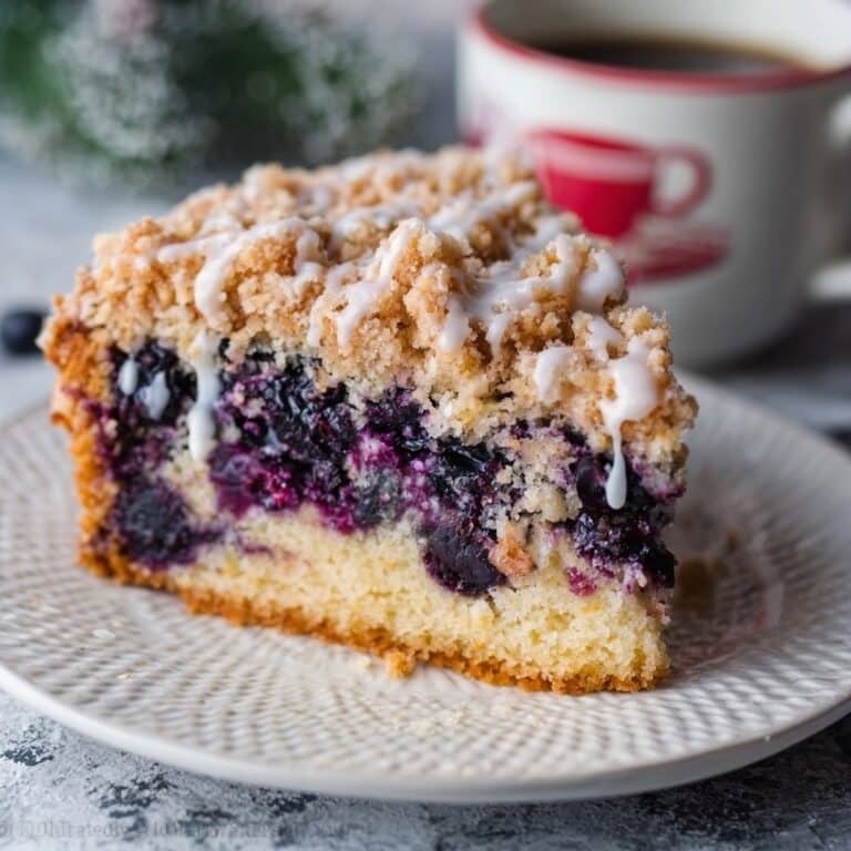 Lemon Blueberry Coffee Cake Recipe