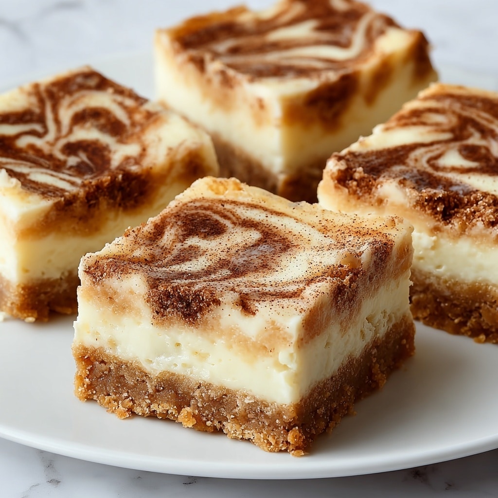 Blender Cinnamon Roll Cheesecake Bars Recipe