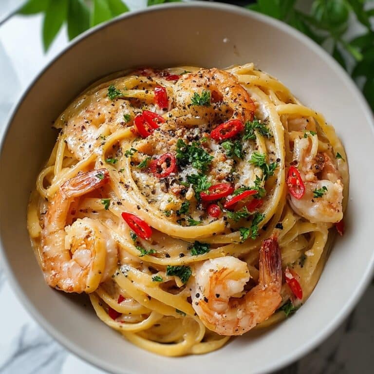 Creamy Jamaican Shrimp Pasta Recipe