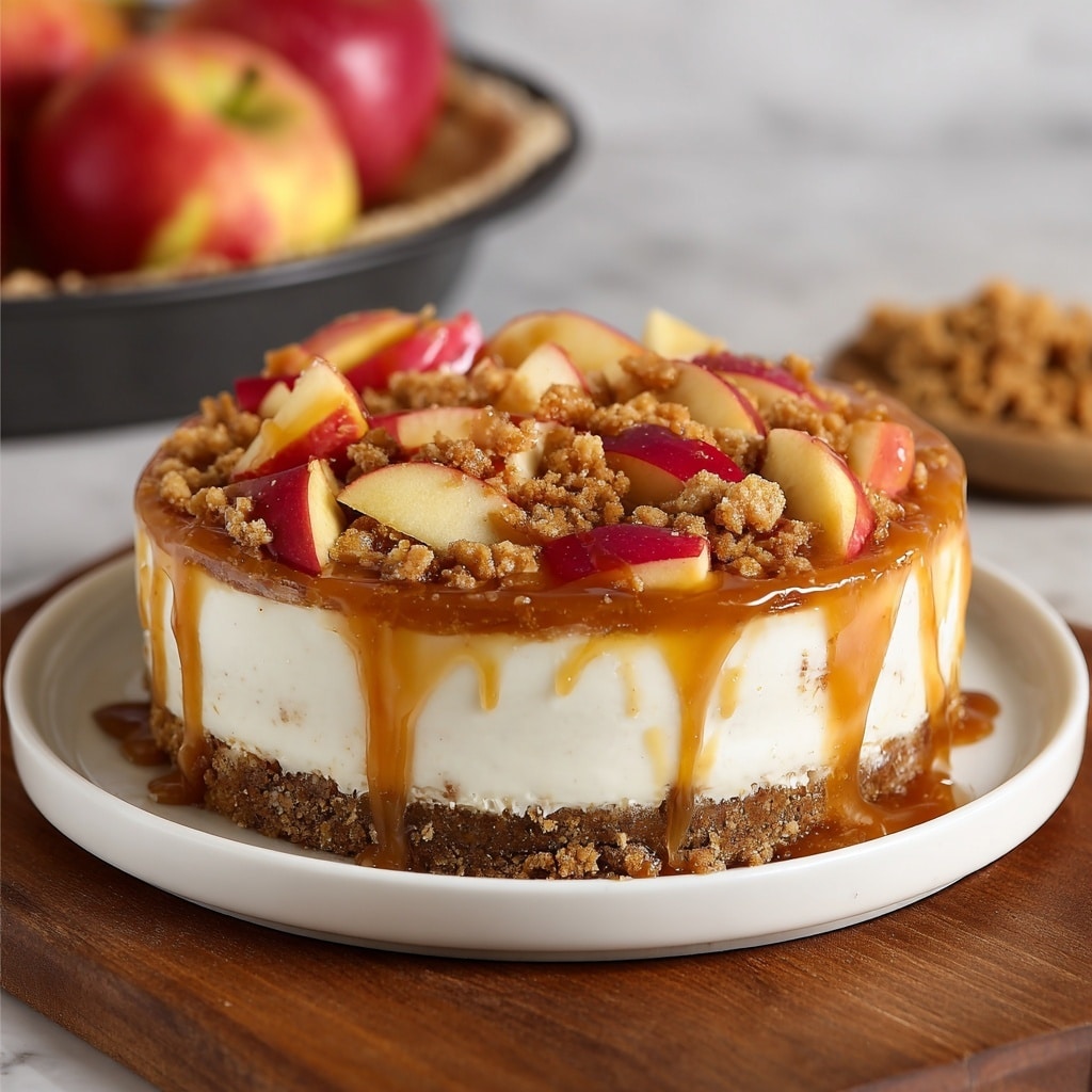 No-Bake Apple Pie Cheesecake Recipe