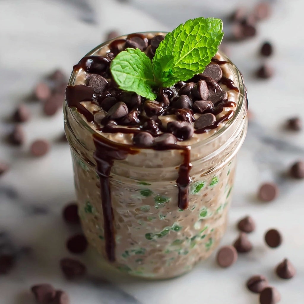 Mint Chocolate Chip Overnight Oats Recipe 6 Mint Chocolate Chip Overnight Oats Recipe - Recipe Image